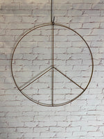 Wrought Iron Peace Sign Wallpaper Wall Sign