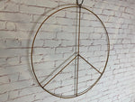 Wrought Iron Peace Sign Wallpaper Wall Sign