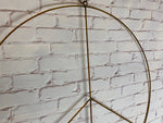 Wrought Iron Peace Sign Wallpaper Wall Sign