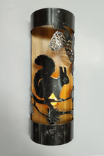 Rustic Squirrel Cabin Sconce Wall Light Fixtures Lighting