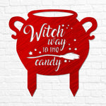 Halloween Witch Sign for Outdoor Signage Halloween