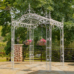 "Mahekal" Square Metal Garden Gazebo Gazebos Garden