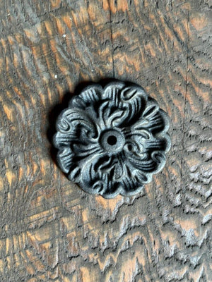 Victorian Cast Iron Rosette - Old West Iron