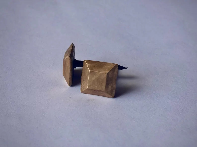 5/8” Square Plateau Head Bronze Clavos Rivets Clavo