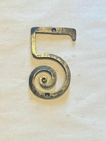 Hand Forged Iron House Numbers House Numbers & Letters Numbers and Letters