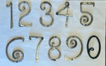 Hand Forged Iron House Numbers House Numbers & Letters Numbers and Letters