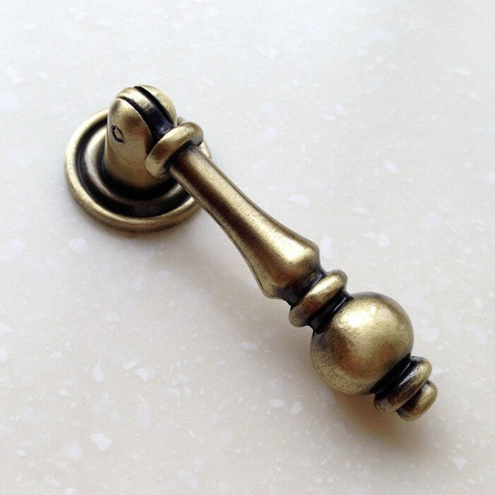 Vintage Bronze Dresser Drawer Pulls Cabinet Knobs & Handles
