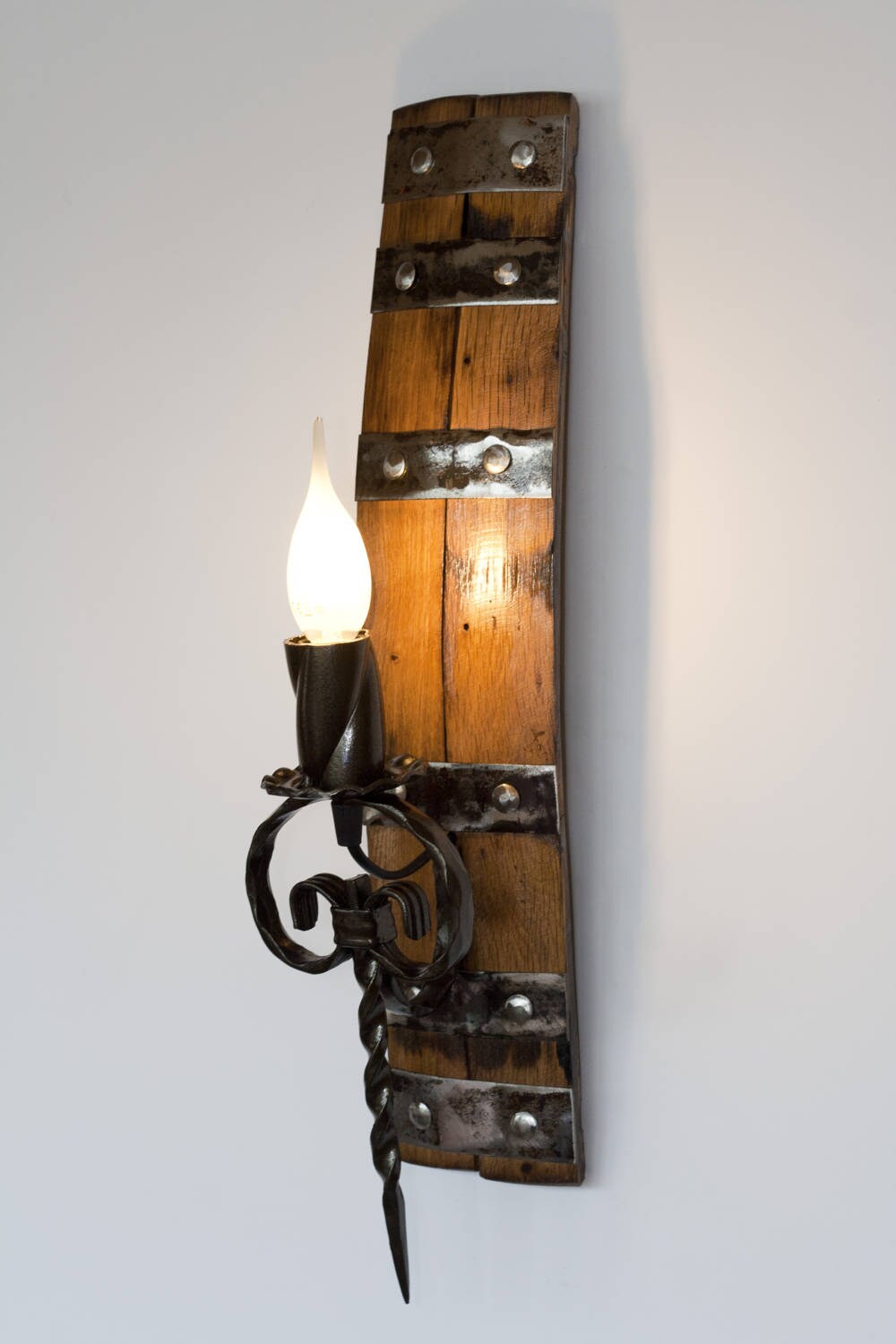 Rustic Barrel Wall Light Lighting Lighting