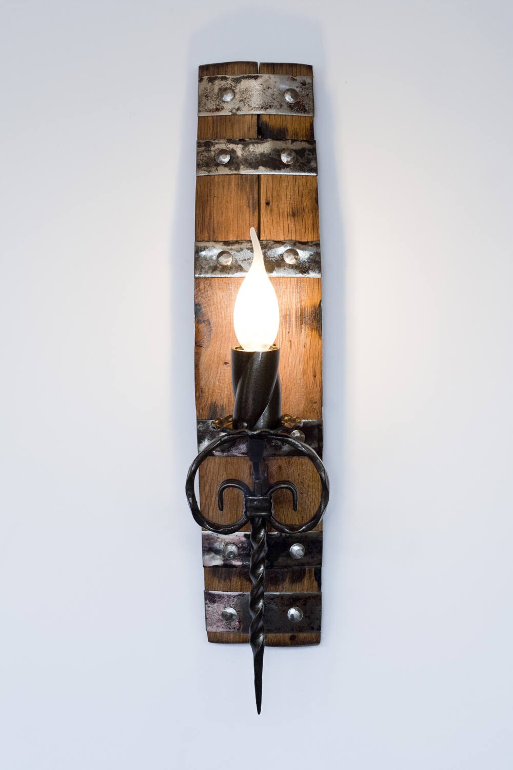 Rustic Barrel Wall Light Lighting Lighting