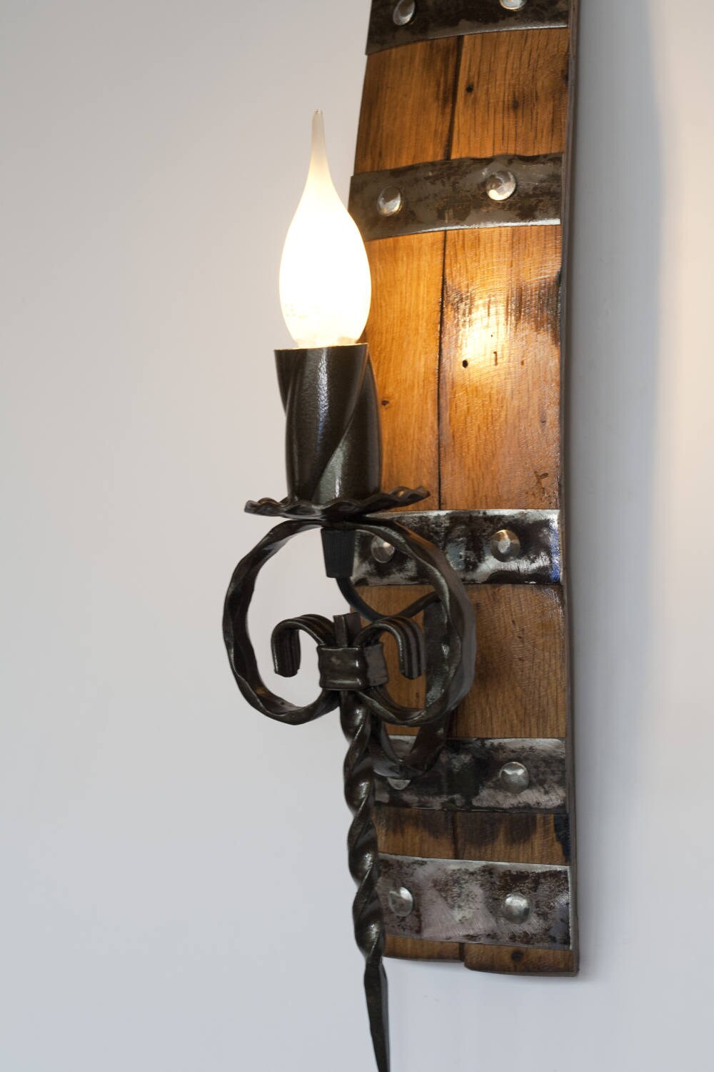 Rustic Barrel Wall Light Lighting Lighting