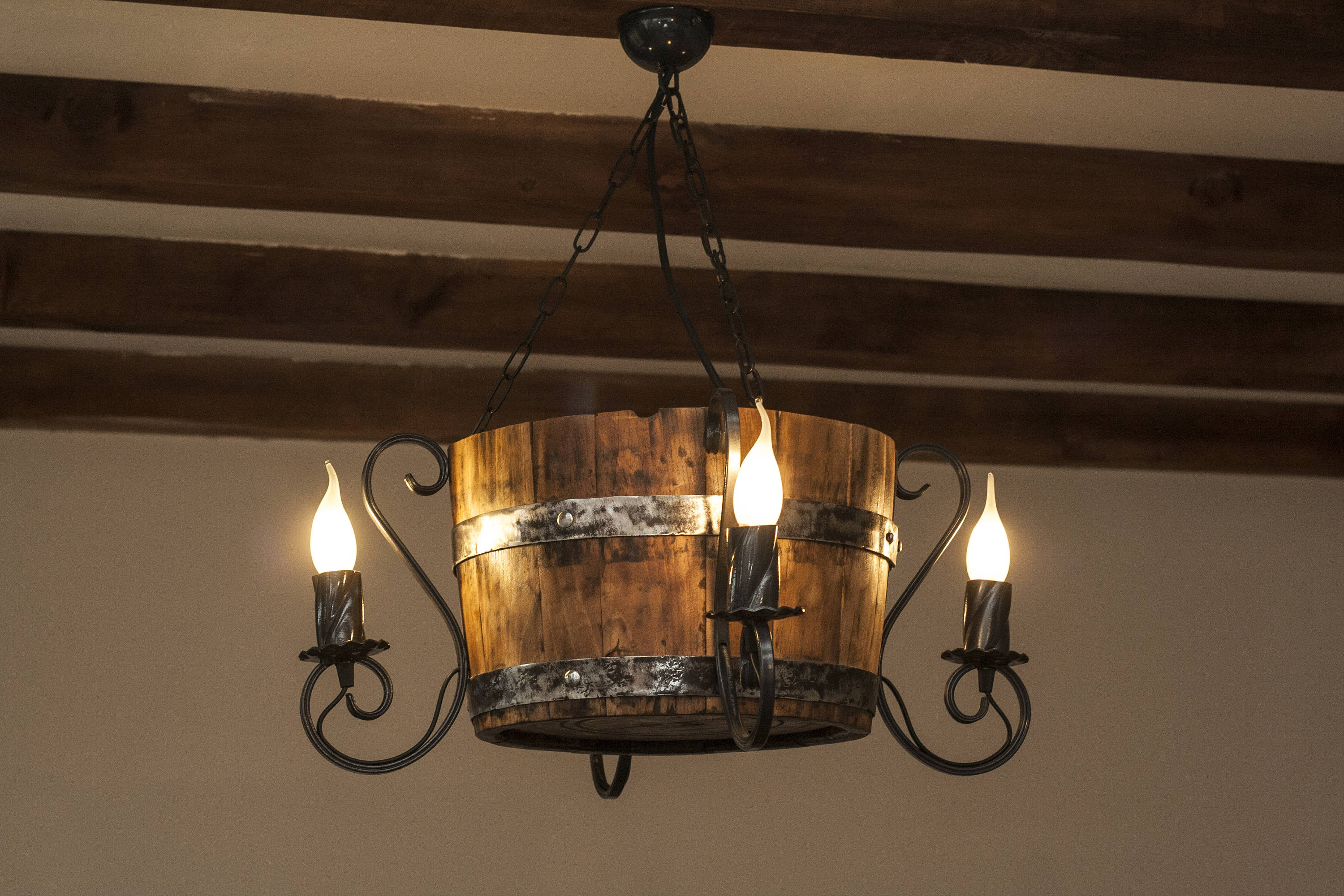 Wine barrel chandelier Lighting Lighting