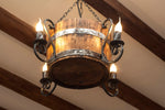 Wine barrel chandelier Lighting Lighting
