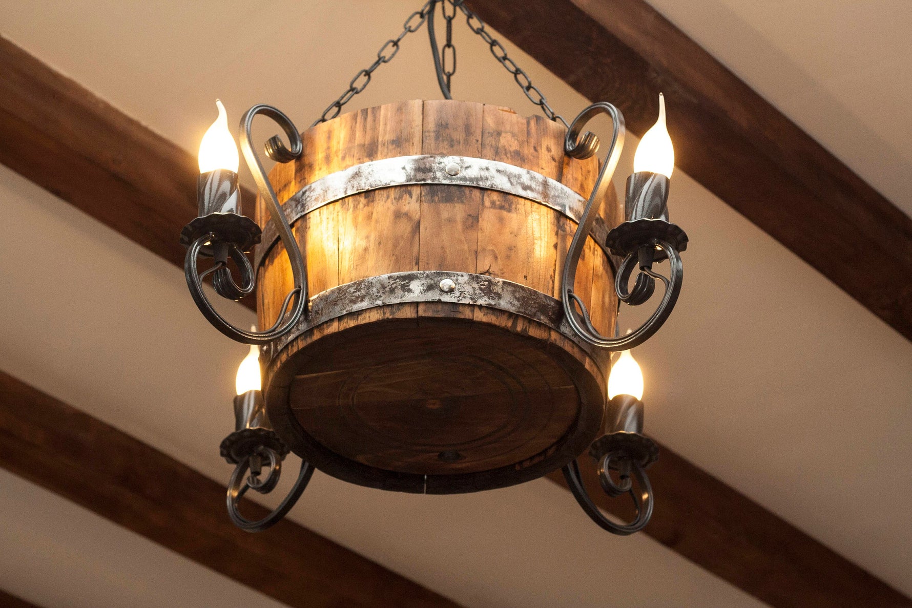 Wine barrel chandelier Lighting Lighting
