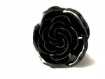 Hand-Forged Black Metal Rose Uncategorized Gift