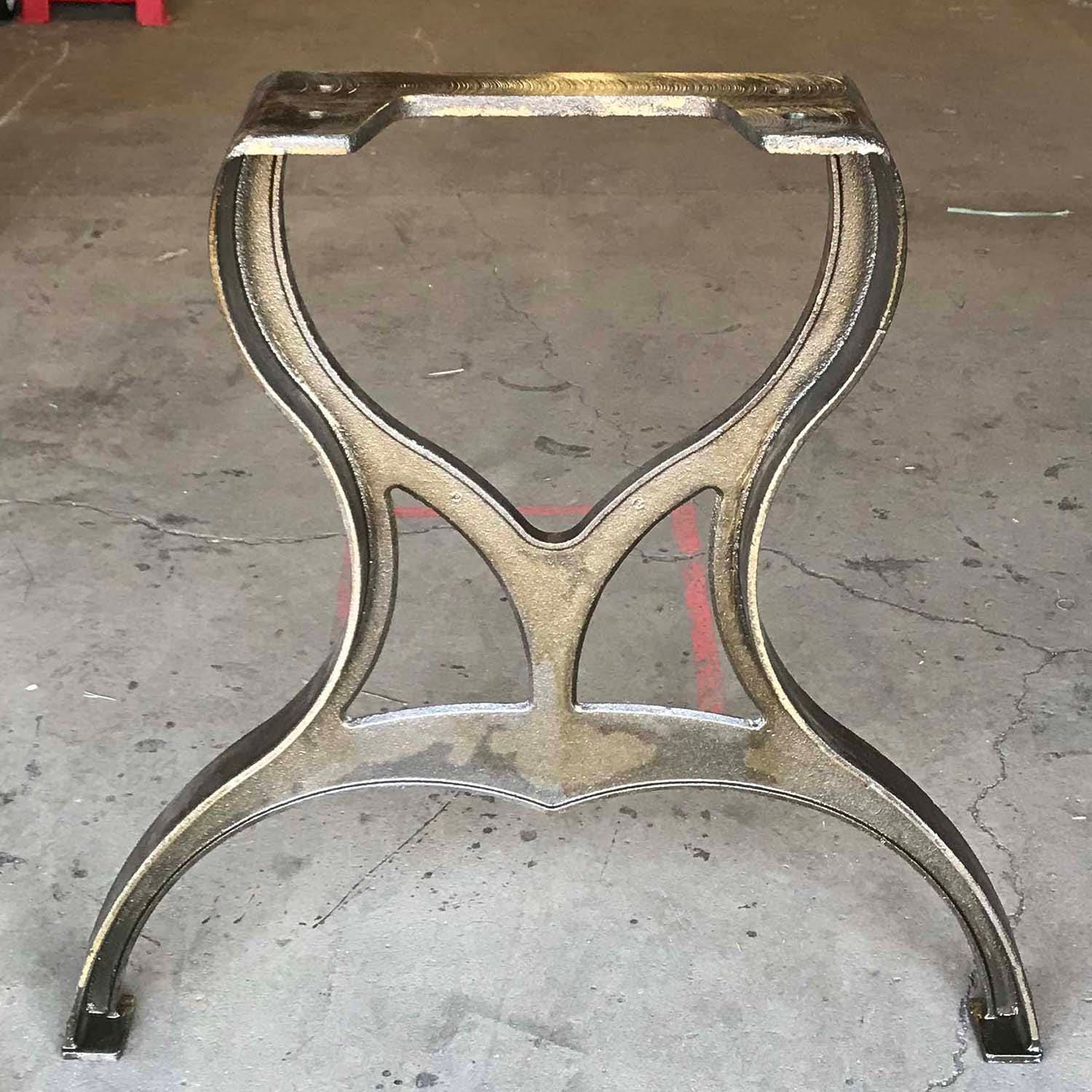 CLEARANCE- LIMITED STOCK Cast Iron Dining Table Legs, 2 pack Table Legs