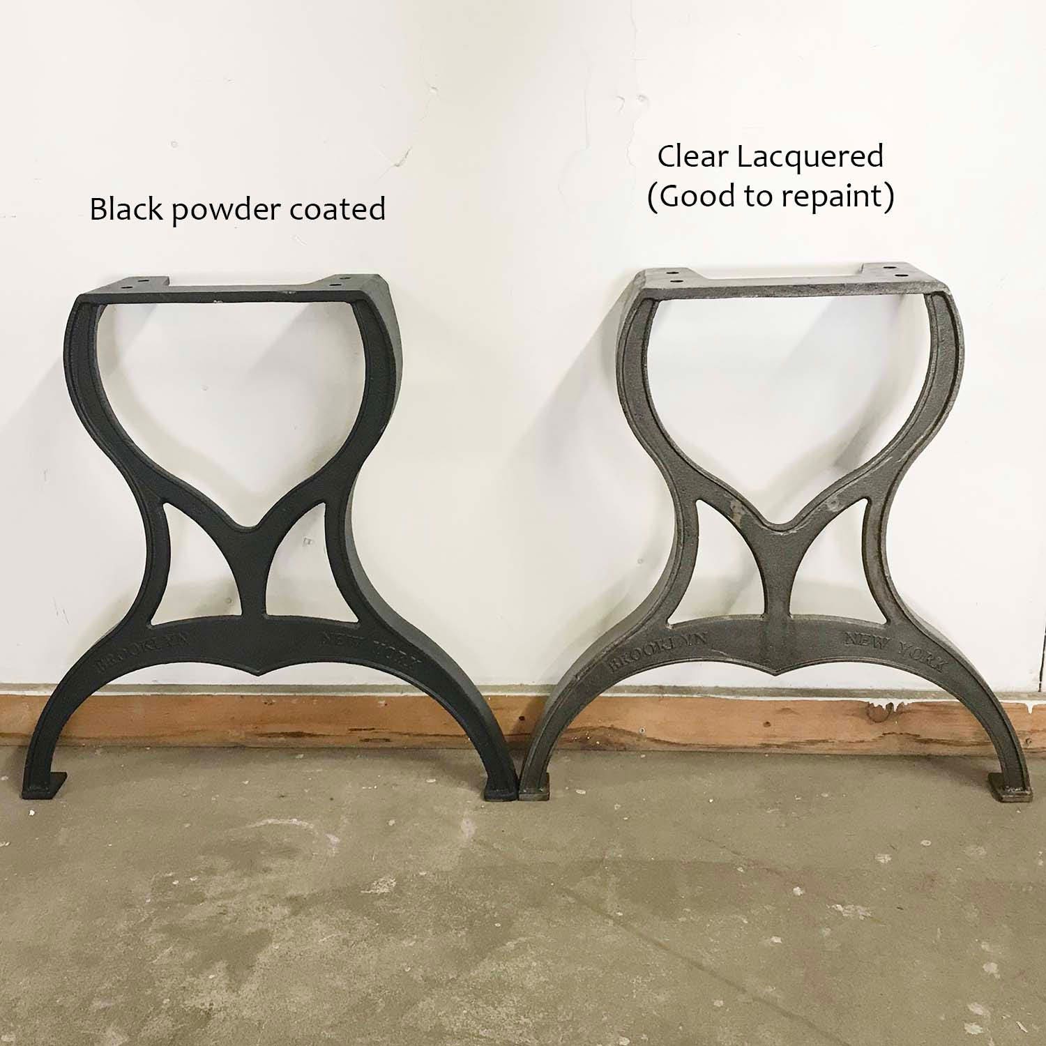 CLEARANCE- LIMITED STOCK Cast Iron Dining Table Legs, 2 pack Table Legs