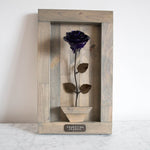 Framed Purple Metal Rose Uncategorized Gift