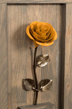 Framed Yellow Metal Rose Uncategorized Gift