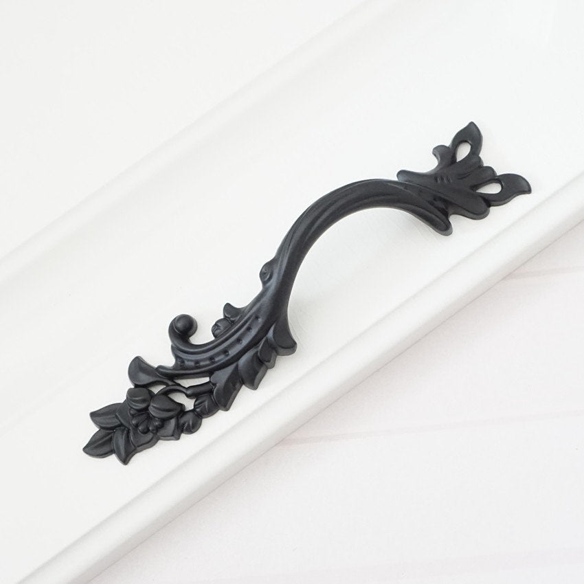 Pair of Black Cabinet Pulls