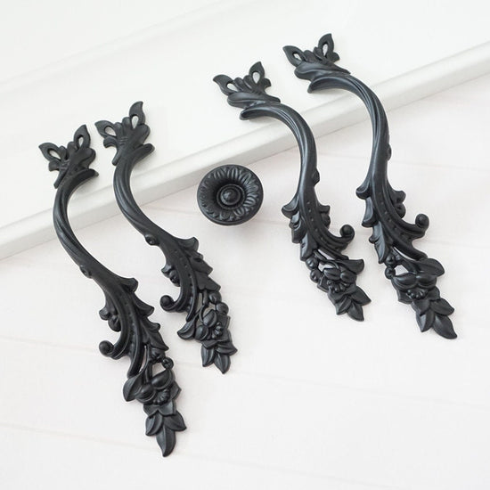 Pair of Black Cabinet Pulls