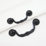 Black Shabby Chic Dresser Pull