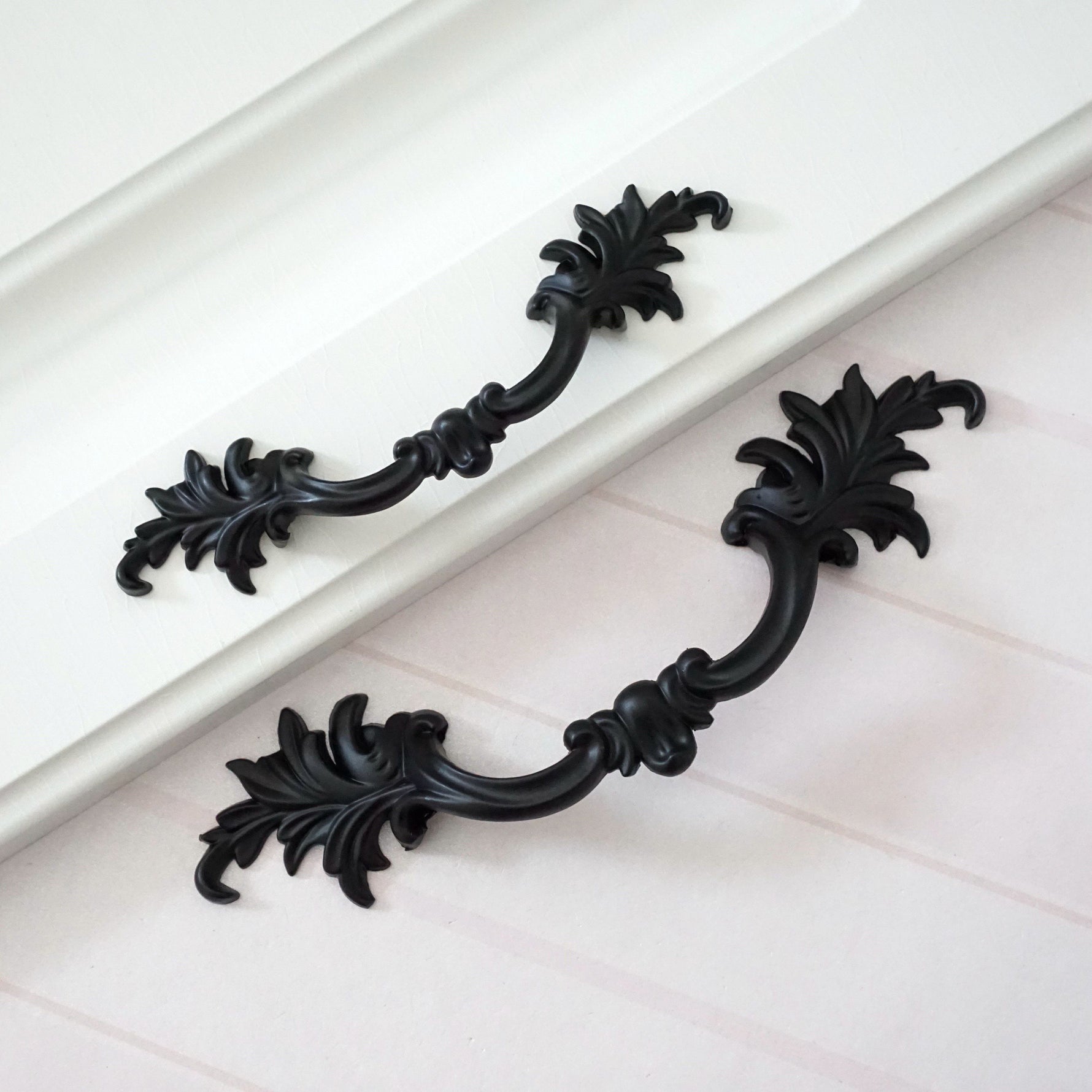 Chic Black Drawer Pulls
