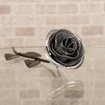 Silver Steel Rose Sculptures & Statues Gift