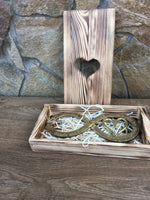 Bronze Infinity Sign with Gift Box Sculptures & Statues Gift