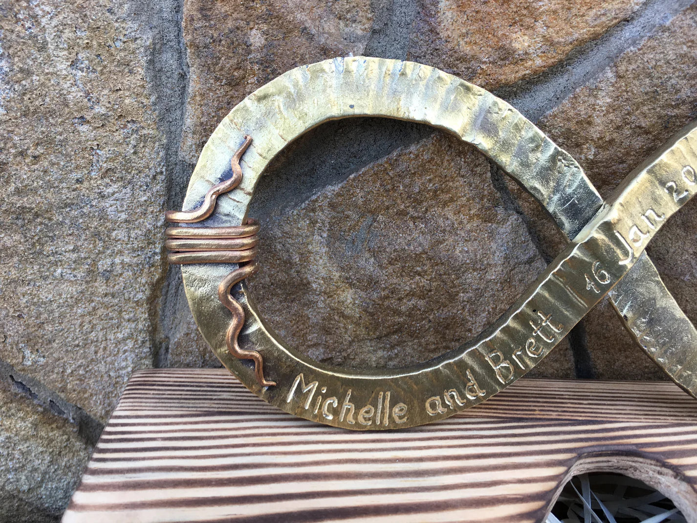 Bronze Infinity Sign with Gift Box Sculptures & Statues Gift