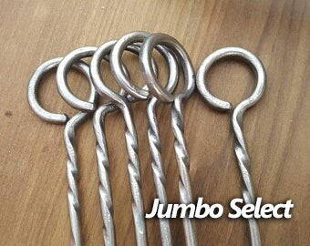 Hand Forged Iron BBQ Set Camping Utensils