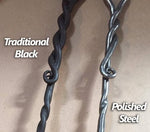 Hand Forged Iron BBQ Set Camping Utensils