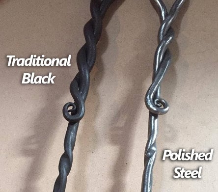 Hand Forged Iron BBQ Set Camping Utensils