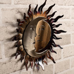 Wrought Iron Sun and Moon Wall Art Wallpaper Wall Sign