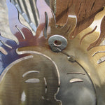 Wrought Iron Sun and Moon Wall Art Wallpaper Wall Sign