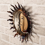 Wrought Iron Sun and Moon Wall Art Wallpaper Wall Sign