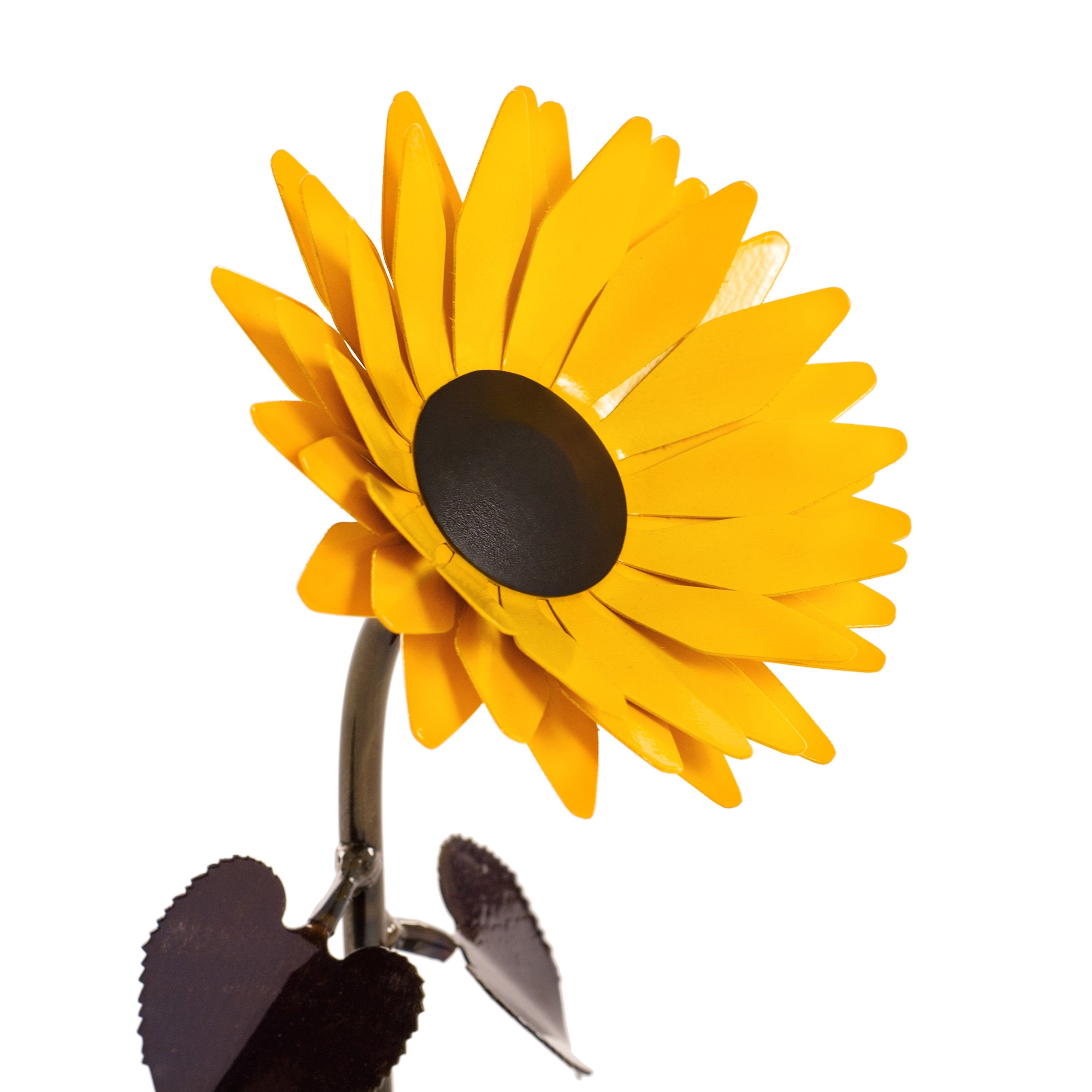 Hand-Forged Wrought Iron Sunflower Decor Gift