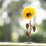 Hand-Forged Wrought Iron Sunflower Decor Gift