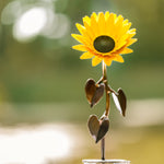 Hand-Forged Wrought Iron Sunflower Decor Gift