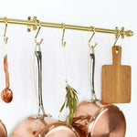 Brass Kitchen Rack Pot Racks Kitchen Accessories