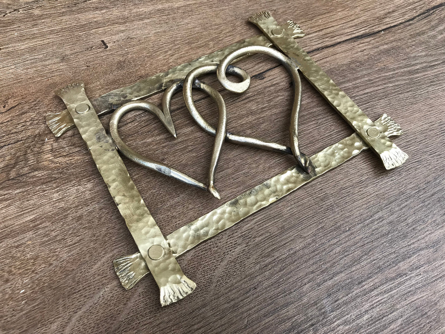 19th anniversary bronze frame with hearts Picture Frames Gift