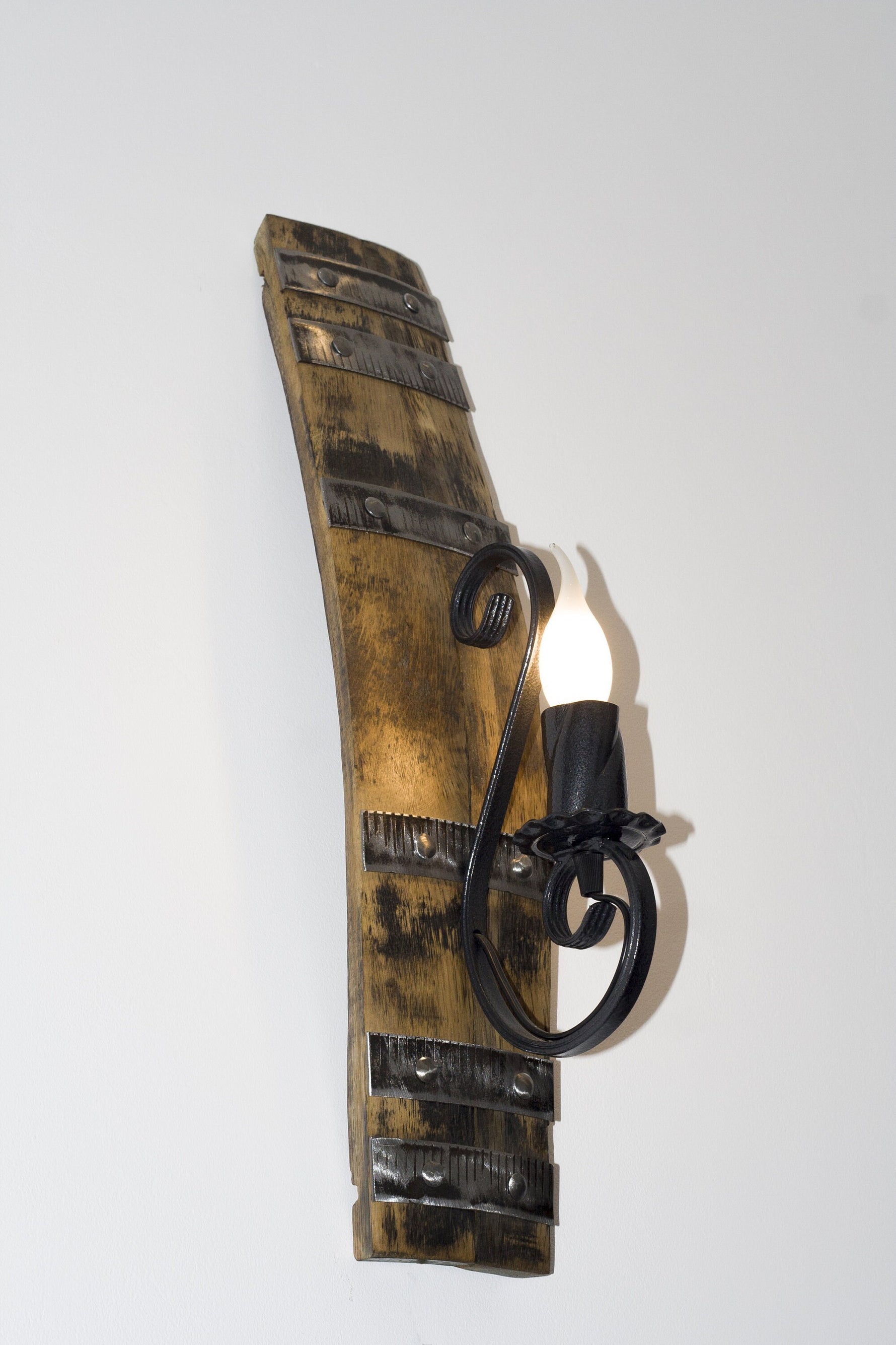 Rustic Wine Barrel Wall Light Wall Light Fixtures Lighting