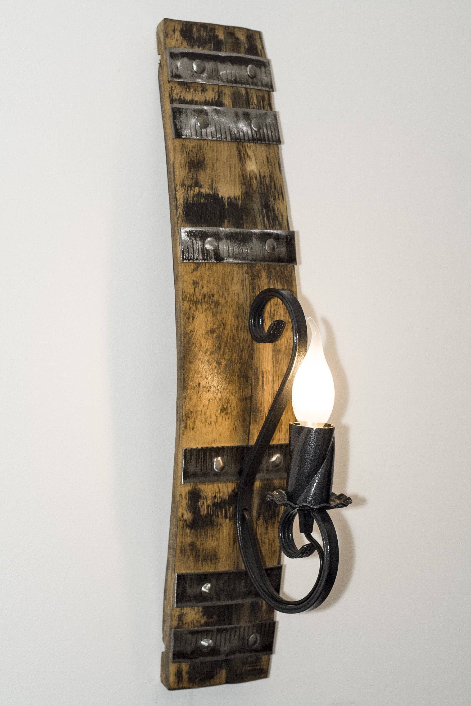 Rustic Wine Barrel Wall Light Wall Light Fixtures Lighting