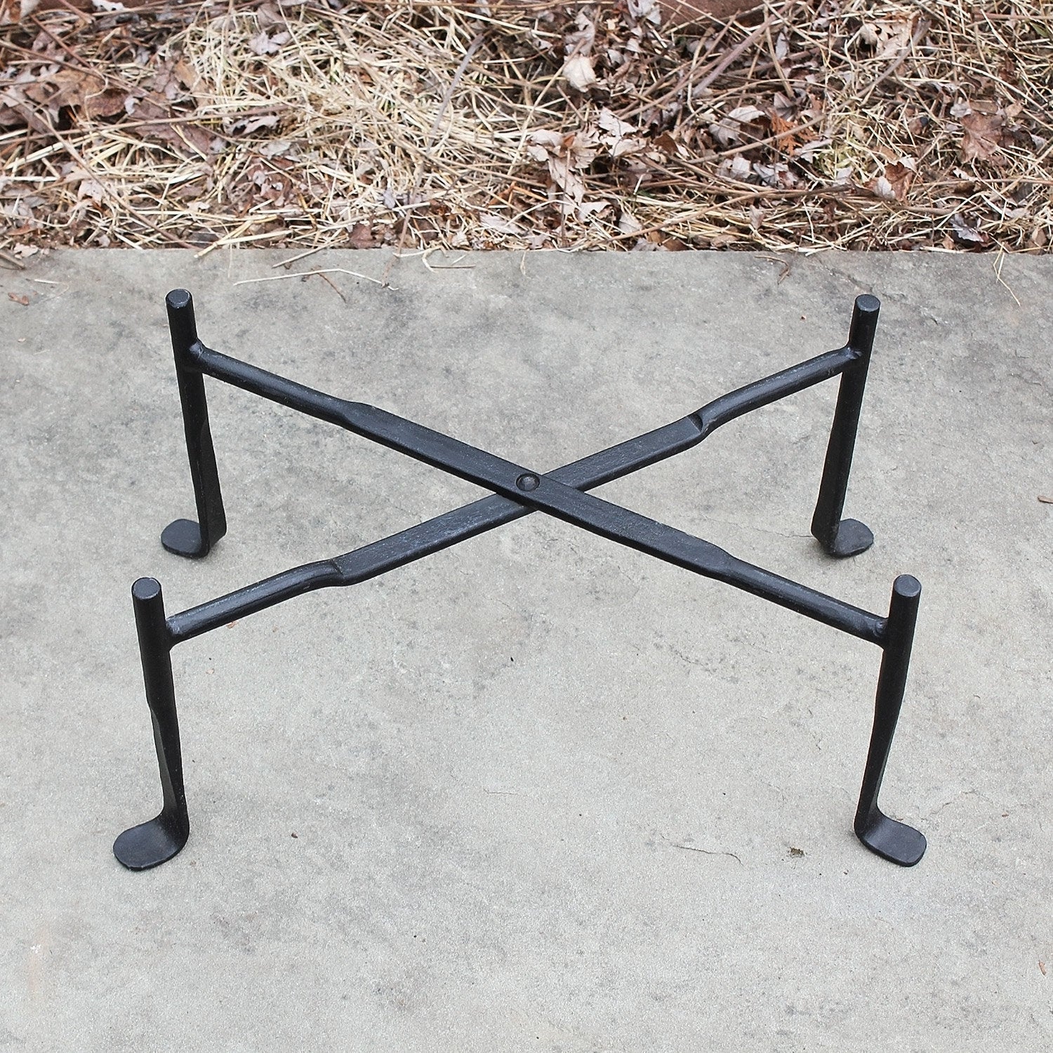 Copper Plated Drink Tub or Planter with Folding Stand