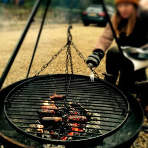 Campfire Hanging Grill for Camp Tripod - Old West Iron