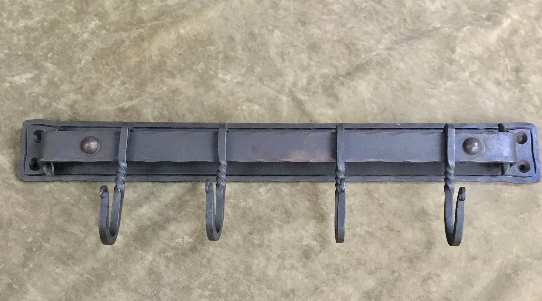 Handforged Adjustable Pot Rack Pot Racks