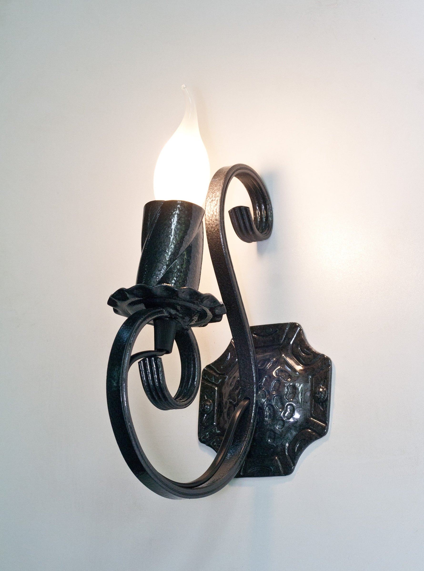 Wrought iron Candelabra sconce Candle Holders Lighting