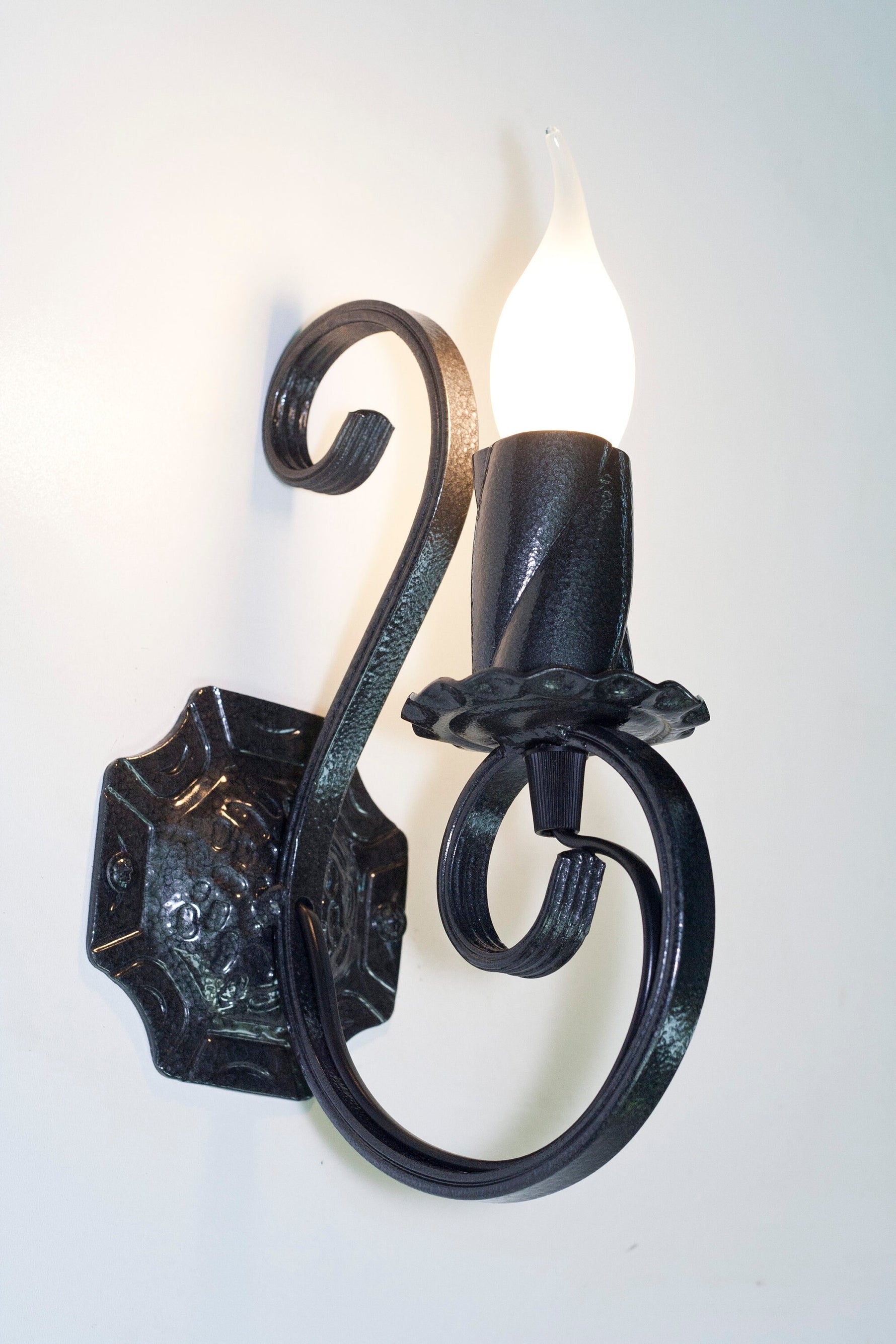 Wrought iron Candelabra sconce Candle Holders Lighting
