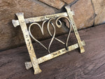 19th anniversary bronze frame with hearts Picture Frames Gift