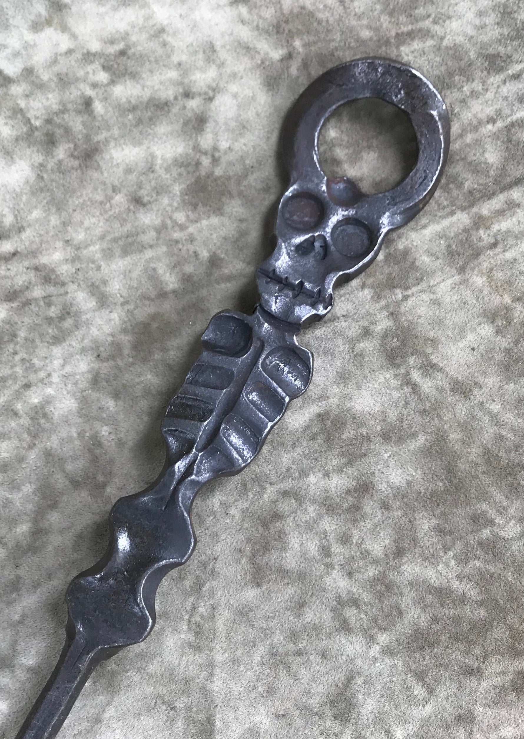 Skeleton Steak Flipper Outdoor Grill Accessories