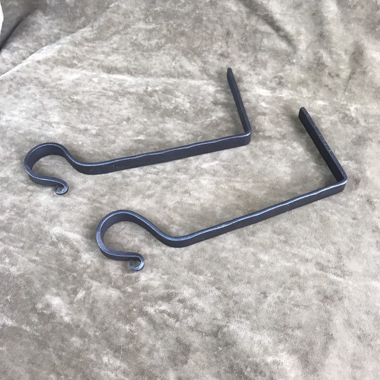 Mantel Hook, Stocking Hanger, Christmas Stocking Hook, Handforged Hanger, Hand Forged Hook, Blacksmith Mantle Hook